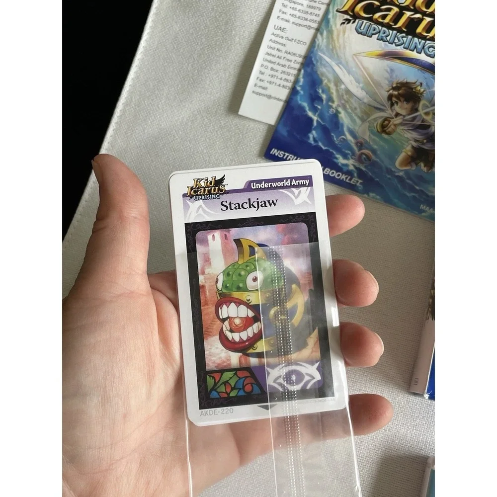Kid Icarus: Uprising Nintendo 3DS Big Box Game Cartridge Manual No Stand 2012